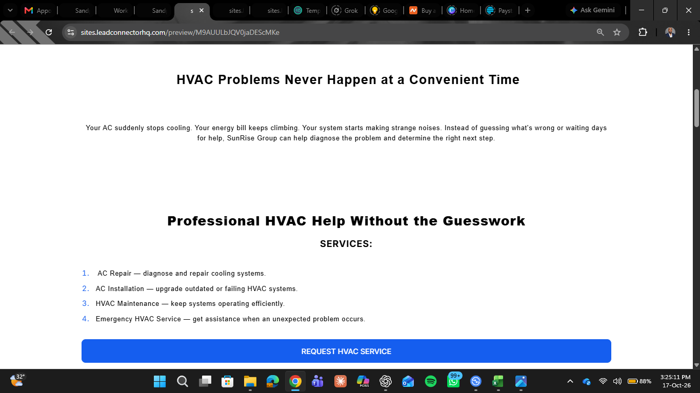 Appointment Booking and Follow-Up System — landing page 2