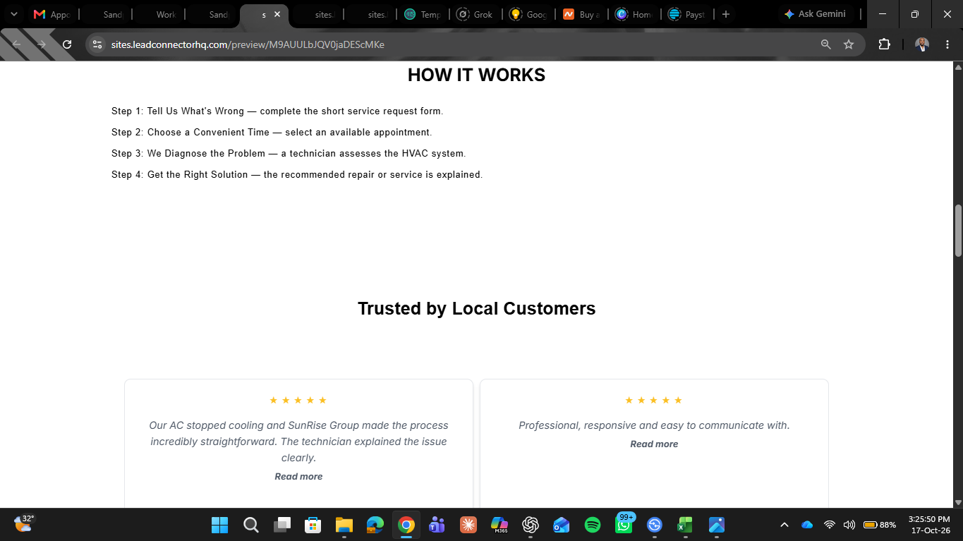 Appointment Booking and Follow-Up System — landing page 4