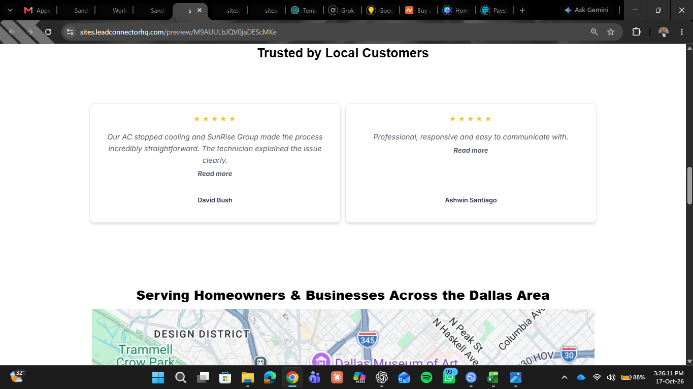 Appointment Booking and Follow-Up System — landing page 5